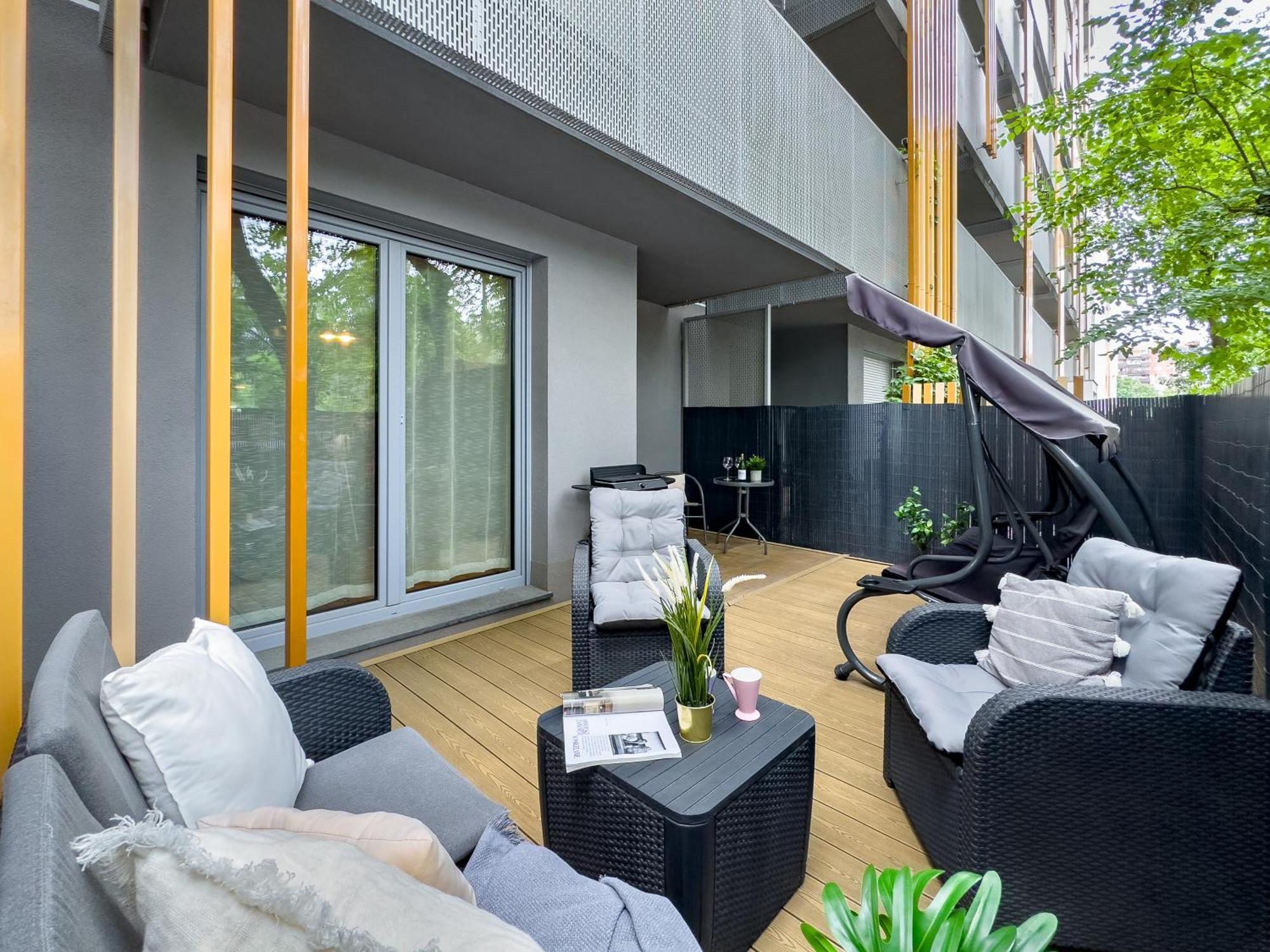 Apartament Z Duzym Tarasem W Centrum Krakowa ภายนอก รูปภาพ